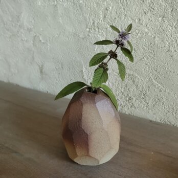 カクカク花器 M・焼き締め