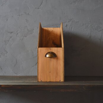 0310mito 国産ひのきのブックスタンド（取手：アンティークブロンズ）