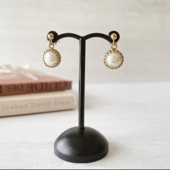 ジャパンヴィンテージパールの小ぶりピアス／イヤリング｜上品でやさしい輝き 入学式・卒業式に