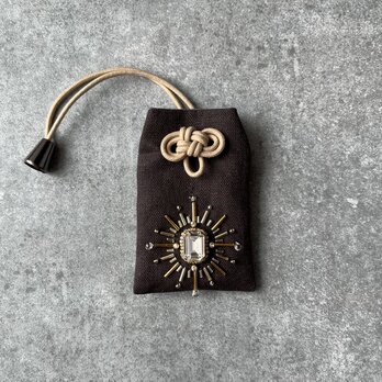 ＜ひも色選べる＞　O-mamori Luminous Gem