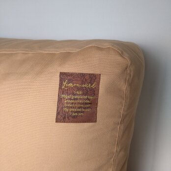 掛け布団クッションカバー 赤白橡（あかしろつるばみ） シングル