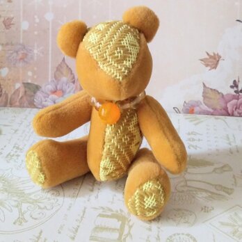 【11月誕生石シトリン・オーダーメイド】動物を選べるこぎん刺しぬいぐるみ