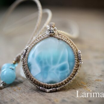 高品質★ラリマーネックレス 1886