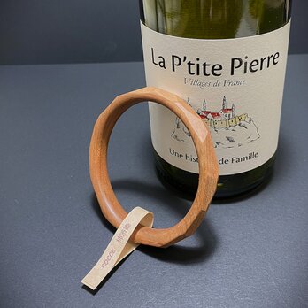 木製ブレスレット　柿渋(1)