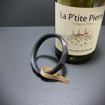 木製ブレスレット　鉄焙煎染（1）