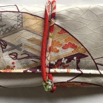 ８５１９　着物で作った和風財布・ポーチ