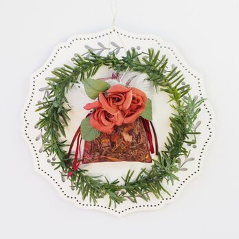 香りのリース-プレート