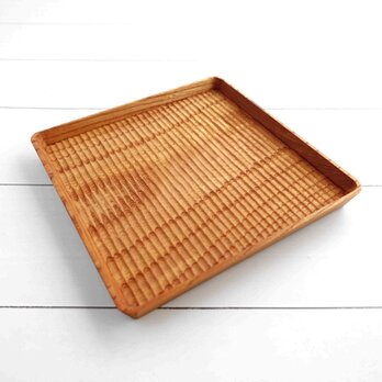 小ぶりの我谷盆　欅(ケヤキ)　ナチュラル