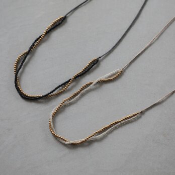 necklace Brass & Vintage Beads