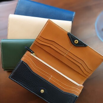 【希少】特別な価値ある「一点もの」＊鹿革長財布・～ロングウォレット【ジビエレザー】