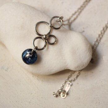 カイヤナイトの泡ネックレス/SV925