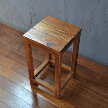 0310mito　木製スツール　ディスプレイスツール　アンティークスツール　アトリエスツール