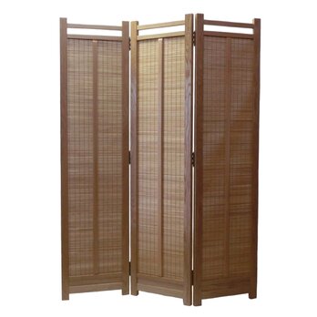現品限り 木製 新和風スクリーン⑤ 衝立 3連 パーテーション NR-3