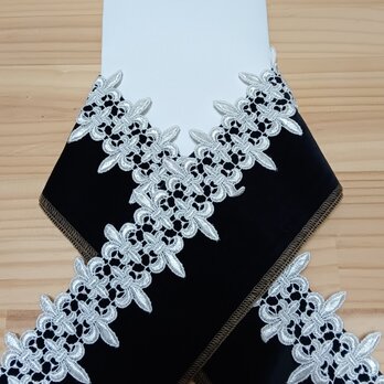 別珍　上質ケミカルレース　半襟【生地見本あり】