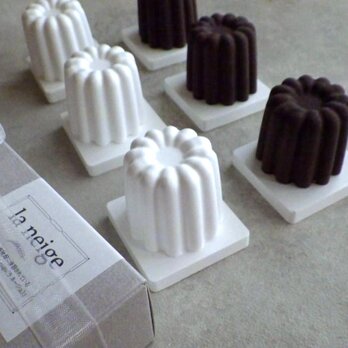 【単品販売】アロマディフューザーとして使う フェイクスイーツ ■ アロマストーン カヌレ ■ 2色展開