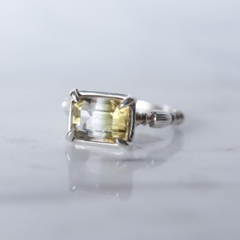 非加熱バイカラークォーツ リング【１点限定】