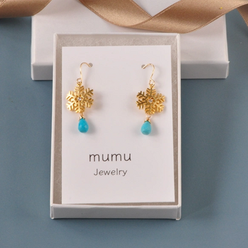 Snowflake Glowスノーフレーク × ターコイズ14kgf（Christmas Limited – 早割価格）