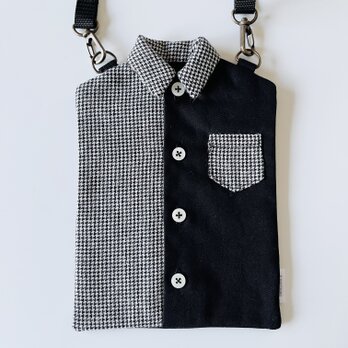 シャツサコッシュS/千鳥格子