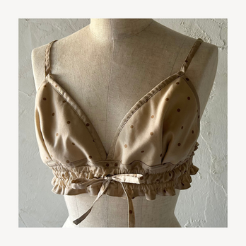 リラックスブラジャー｜ベージュドット