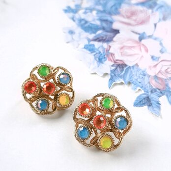 《Sarah Coventry》 “Moon Lites” サラコベントリー ヴィンテージイヤリング