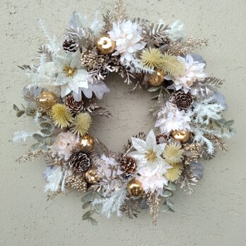 （送料無料）シャイニークリスマスリース