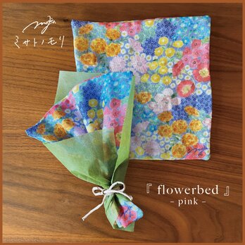 ﾐ ｻ ﾄ ﾉ ﾓ ﾘ｜ 自然素材のアートなハンカチ。長く使える大人な花柄（ダブルガーゼ綿100）ギフト 母 花束