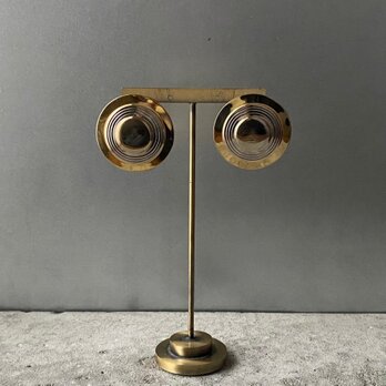 Vintage 80s-90s USA retro bicolor round shape pierces