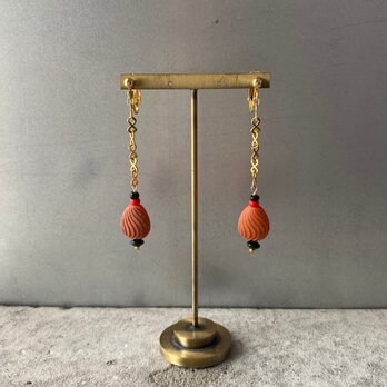 Vintage 80s-90s USA retro classical beads earrings