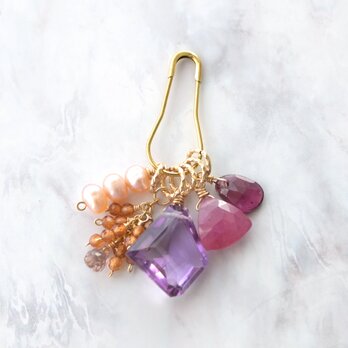 ネックレストップセット（アメジスト・ピンクサファイア・トルマリン etc.）