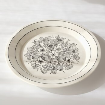 ARABIA Krokus plate アラビア クロッカス プレート モノトーン 26cm