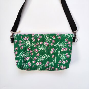 フランス製キルティング生地・容量たっぷりサコッシュ（lavender：ラベンダー）