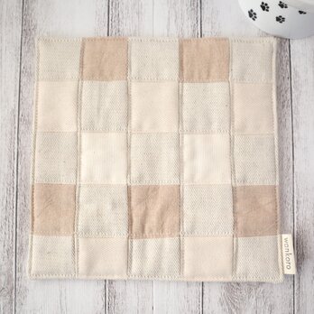 3/31まで送料無料✨ペット用お食事マット　一点限定　フードマット　ランチョンマット　小型犬　猫　ギフト　No.444