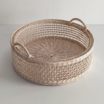 両手付き円形バスケットφ31 h10