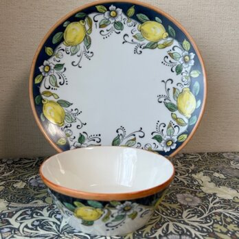 レモンの大皿とボール