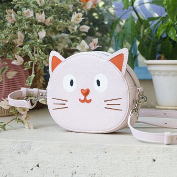 かわいい猫ショルダーバッグ 親子おそろいもOK！