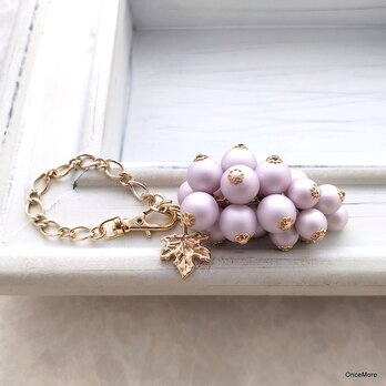 葡萄のバッグチャーム（ミニサイズ／LTパープル）Ⅱ