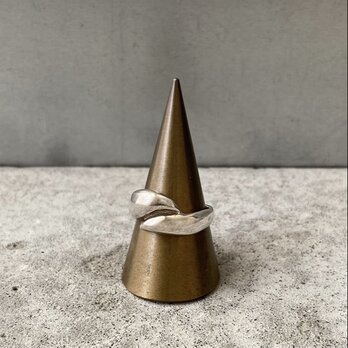 Vintage USA SILVER 925 curve design ring