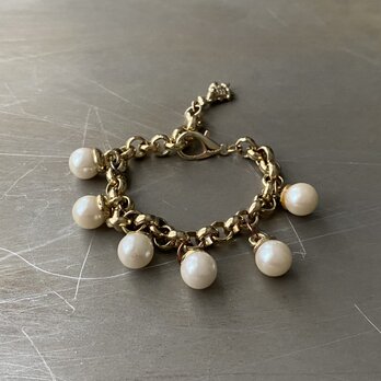 Vintage 70s-80s USA retro swing pearl bracelet