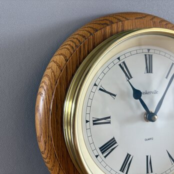 英国の古い掛け時計　England 時計  昭和レトロ　アンティーク　ヴィンテージ