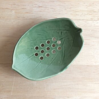 ソープディッシュ（葉っぱ・グリーン）