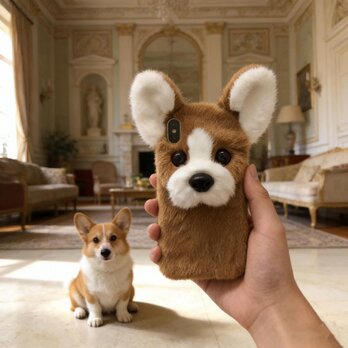 iPhone 17 16 15 ケース シェル ペット Samsung Android 全機種対応 コーギー 犬 愛犬 誕生日