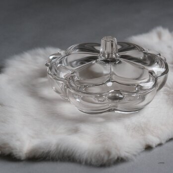 【Duncan & Miller】アメリカ製 / ヴィンテージ / キャンディーディッシュ/ ガラス製小物入れ