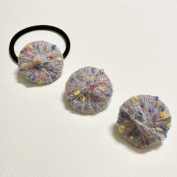 【虹のしずく】軽くいヘアゴム