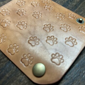 可愛い肉球刻印★レザーハンドルカバーWild仕様⭐︎