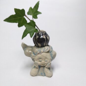 natural flower vase【 雲/cloud 】