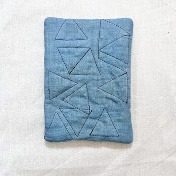 藍染めのポットマット