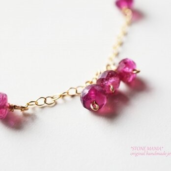 ♡14kgf♡amulet♡pink tourmalin♡の画像