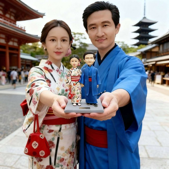 結婚祝い 結婚記念日 結婚式 新郎新婦 オーダーメイド 似顔絵 人形 プチギフト 写真から カップル そっくり　フィギュア 夫婦