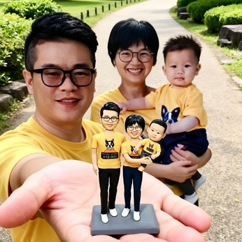 結婚祝い 結婚記念日 結婚式 新郎新婦 オーダーメイド 似顔絵 人形 プチギフト 写真から カップル そっくり　フィギュア 夫婦