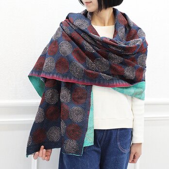大判カンタ刺繍シルクストール【A】